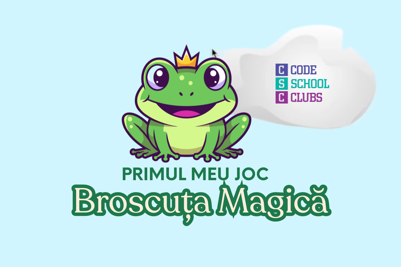 Mini curs – Broscuța Magică (Primul meu joc) în Scratch 